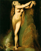 Анжелика у скалы (Жорж Сёра, 1878 г.)