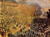 Бульвар Капуцинок в Париже (Клод Моне, 1873 г.)