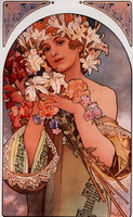 Цветы (рекламный плакат, 1897 г.)