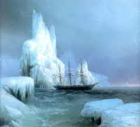 Ледяные горы (И.К. Айвазовский, 1870 г.)
