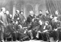 И.И.Шишкин в группе членов Товарищества...1886