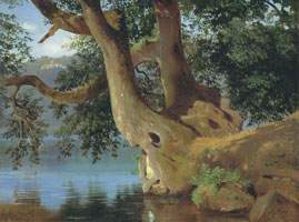 Озеро Неми близ Рима (В.И. Штернберг, 1845 г.)